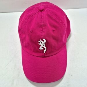 NWOT Browning Pink Buckmark Embroidered Baseball Cap Adjustable Hat